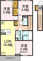 ペアージュⅠの物件間取画像